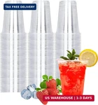 Tashibox 100 Count - 16 Ounce Plastic Cups, Ice Coffee To Go Crystal Clea New. Price: $25.29.