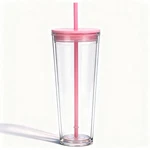 Alohastarttg 24OZ Tumbler With Lid And Straw, Leak Proof Ounces, Pink New. Price: $14.59.