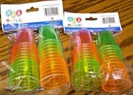 Colorful Assorted Plastic Party Cups #11124-2 Packages Of (48CT Total) 1037 New. Price: $11.99.