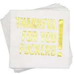 Thankful For You Napkins, Friendsgiving Party Decorations, Thanksgiving Table... New. Price: $17.09.