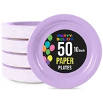 Party Solids Exquisite Lavander Paper Plates Disposable Heavy Duty 10 Inch La... New. Price: $36.19.