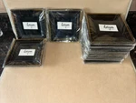 120 Kaya Tableware Black Gold Square 6.5" Snack Dessert Plates Fancy Disposable New. Price: $75.00.