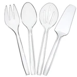 Plasticpro Clear Serving Utensils (24, Set) New. Price: $17.50.