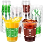 Super Bowl Party 50 Pcs Football Cups 16 Oz Plastic Clear New. Price: $26.50.