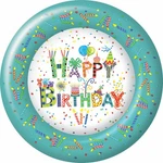 Ideal Home Range Count Boston International Paper Dessert Plates, 8",HAPPY Day New. Price: $14.99.