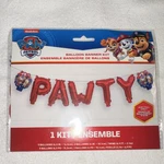 Unique Paw Patrol Balloon Banner Kit Marshall Chase Skye Red Foil Birthday Party New. Price: $8.00.