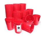 Rolling Sands 16 Oz Reusable Plastic Stadium Cups, 50 Count (pack Of 1), Red New. Price: $55.79.