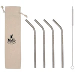 7.5" Thin Metal Straws For Pint Mason Jars 4 Pack New. Price: $19.99.