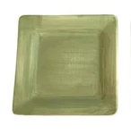 Pier 1 Imports Essential Colours Green Square Salad / Dessert Plates - Set Of 4 New. Price: $29.00.