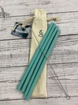 New Four Silicone 9 Bottles Straws Grove Collaborative Reusable Eco-friendly. Price: $14.70.