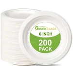 Small Paper Plates 6 Inch, 200 Pack Compostable Disposable For Dessert... New. Price: $34.17.