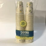 Unopened Vintage Dixie Cups Tea Garden Design 100 7OZ Cold *rare* 1988 New. Price: $27.90.