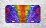 Trippy Face Jdm Funny Skull Humans License Plate Auto Car Tag Free Ship New. Price: $16.99.