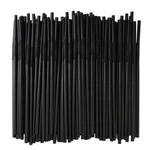 200 Pcs Flexible Black Plastic Drinking Straws 10.3 Inches Extra Long Dispos... New. Price: $13.60.