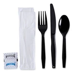 Boardwalk Fktnsmwpsbla Fork/knife/napkin/pepper/salt/spoon Kit (250/CT) New. Price: $37.00.