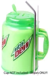 2 Jumbo 14" Stainless Steel Straws 100 Oz Huge Super Long Drinking Wide New. Price: $9.99.