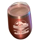 Neweleven Grandmasaurus Wine Tumbler Women 12OZ Rose Gold Used. Price: $14.25.