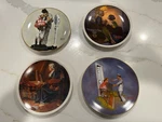 Set Of Vintage Norman Rockwell Know Collector Plates Used. Price: $20.00.