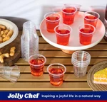 Jolly Chef 900 Pack 2 Oz Plastic Shot Glasses, Clear Disposable Cups, New. Price: $49.99.