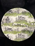 Halloween Fun Dining! 180 Degrees Melamine Plates Set Of 4 Salad And Dinner Used. Price: $47.50.