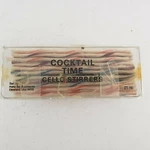 Cocktail Swizzle Sticks Cello Stirrer Set 110 Count Vintage Bar Nos New. Price: $14.83.