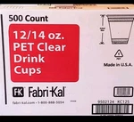 Fabri Kal KC12 12-14 Oz Cold Cup 500 Per Case New. Price: $69.99.