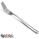 Stainless Steel Dinner Forks Set Of 6 Pieces 8 Inch Silverware Home Kitchen New. Price: $8.38.