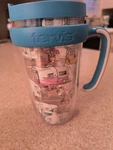 Tervis Colorful Camper Double Walled Insulated 16 Ozs W/lid & Matching Handle!! Used. Price: $20.95.
