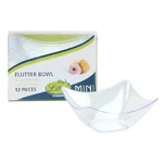Lillian Table Settings Mini Clear Plastic Flutter Bowl New. Price: $10.48.