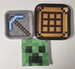 Minecraft Birthday Party Supplies 8 Dinner, Lunch Plates And 16 Napkins Mojang New. Price: $14.95.
