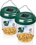Solar Powered Wasp Traps, Reusable Hanging, 2 Pack For Outdoor Use New. Price: $30.95.
