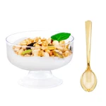 Wdf 7OZ Clear Dessert Cups Disposable - 96 Pack With Mini Gold S... New. Price: $43.35.
