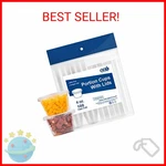 Edi 4 Oz, 100 Sets Clear Disposable Plastic Portion Cups With Leakproof Lids New. Price: $20.88.
