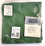 Set Of 4 Coming Home Green Square Dining Napkins Holiday Entertaining New. Price: $9.99.