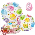 Litmitfu Easter Plates 24 Pc Watercolor Egg Paper Party Dessert Tableware New. Price: $20.00.