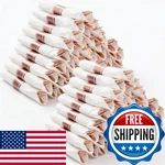 Bestvip 100 Pack Pre Rolled Rose Gold Plastic Silverware Set Disposable Wrapped New. Price: $86.19.