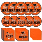 Gatherfun Graduation Party Plates And Napkins Decorations 2025 Ora... New. Price: $34.24.