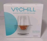 Vochill Personal Stemless Wine Chiller Quartz Fits Up To 3.75" New Sealed Box. Price: $17.95.