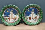 Vintage Hallmark Mary Engelbreit Snowman Holiday Paper Plates Usa Nos Rare Htf New. Price: $19.95.