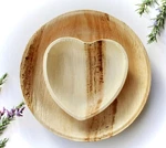 Bamboo Plate 10" Round And 6"HEART 50 Pack Of 100% Compostable,- Party Ple New. Price: $47.08.