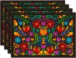 Mexican Cinco De Mayo Placemats For Dining Table, 12 18 Inch Floral Fiesta Dia New. Price: $14.81.