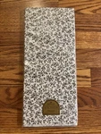 Vintage Hallmark Table Cover Brown/white Floral 60X102 New. Price: $10.00.