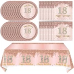 Ryzovo 41PCS 18TH Birthday Decorations For Medium, Rose Gold New. Price: $20.08.