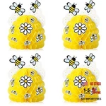 Zonon 4 Bee Centerpieces Honeycomb Decorations Yellow New. Price: $20.75.