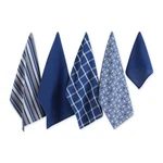 Dii Assorted Woven Dishtowel, 18X28"; Dishcloth, 13X13", Nautical Blue New. Price: $21.70.