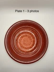 Better Homes And Gardens Set Of 6 Melamine Round Salad Plates 8.5 Reactive Red Used. Price: $22.00.