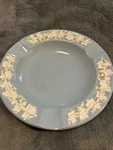 Wedgewood Small Blue Plate With White Vine Design. 5 1/2 Purchased England. Used. Price: $6.00.