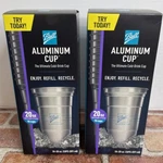 -2- 10 Packs Of Ball Aluminum Recyclable Cold-drink Cups 20OZ Made Usa New. Price: $25.99.