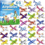 60 Pack Paper Airplanes For Kids Foam Glider Toys Bulk,assorted Col New. Price: $14.80.