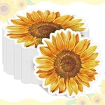 100 Pcs Sunflower Shaped Paper Cocktail Napkins Yellow Floral Guest New. Price: $25.55.